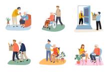 Notre zone d'activité pour ce service Domicéa, service d'aide, d'assistance et d'accompagnement à la personne à domicile à